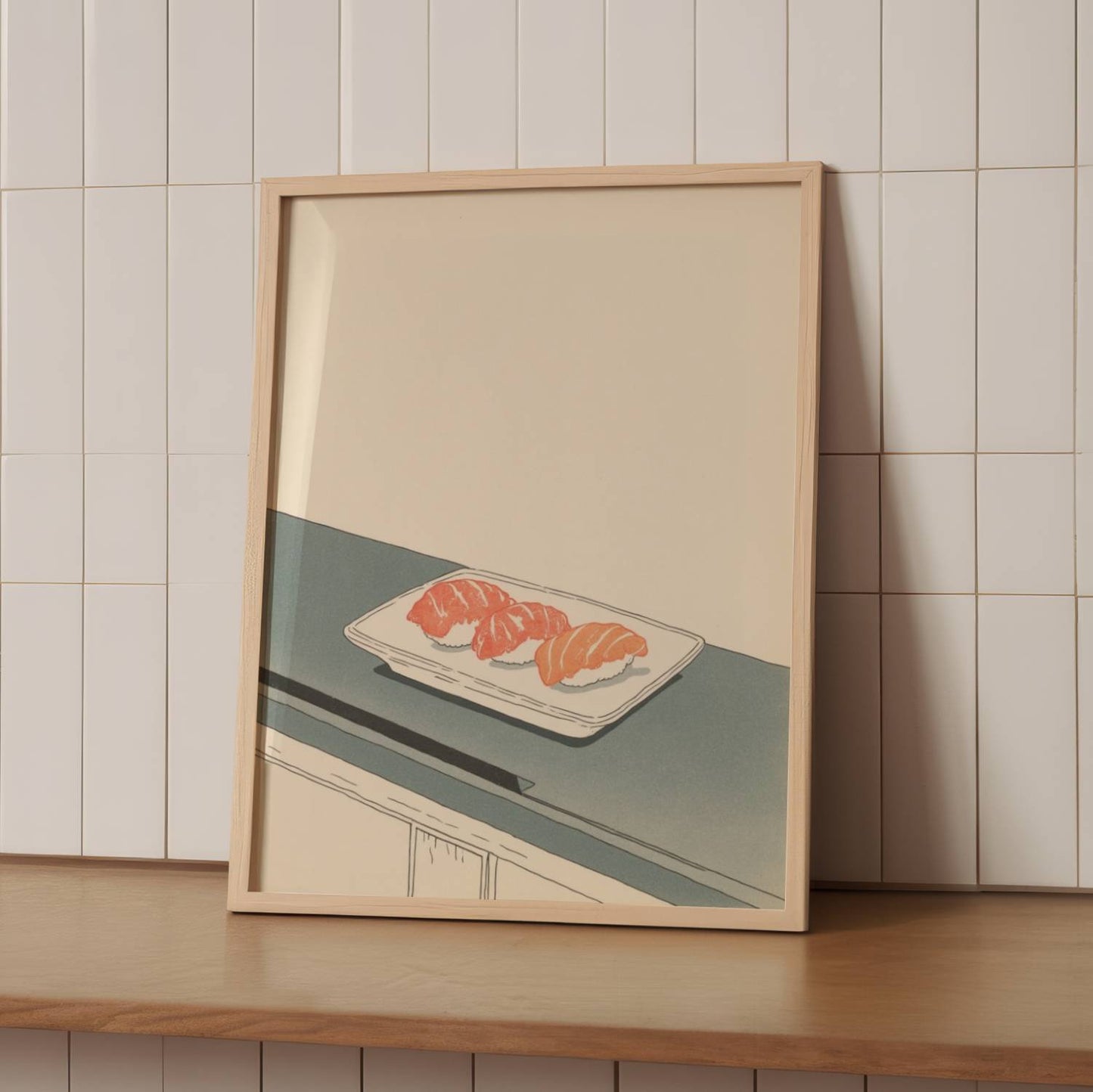 Balance on a Sushi Platter – Print