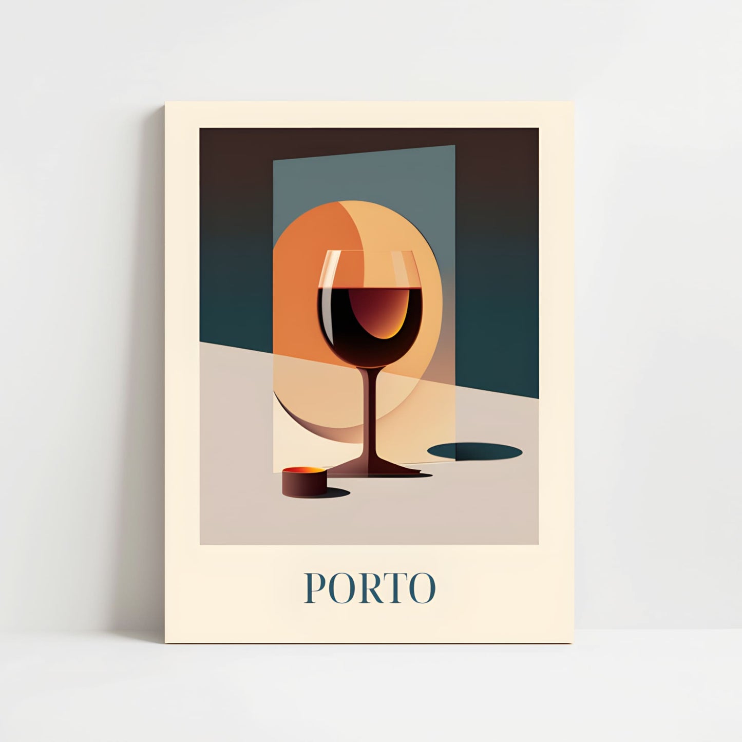 Poster - Port wine from Porto, Portugal