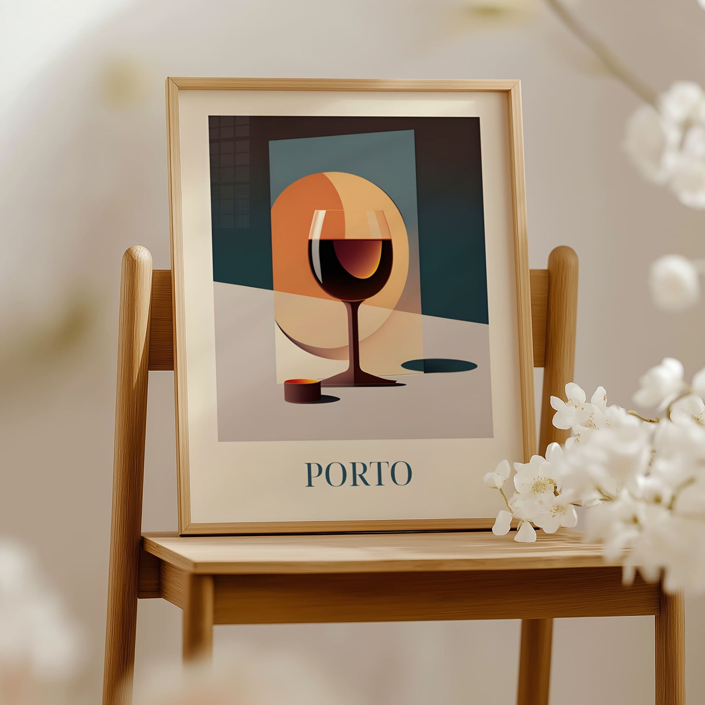 Poster - Port wine from Porto, Portugal