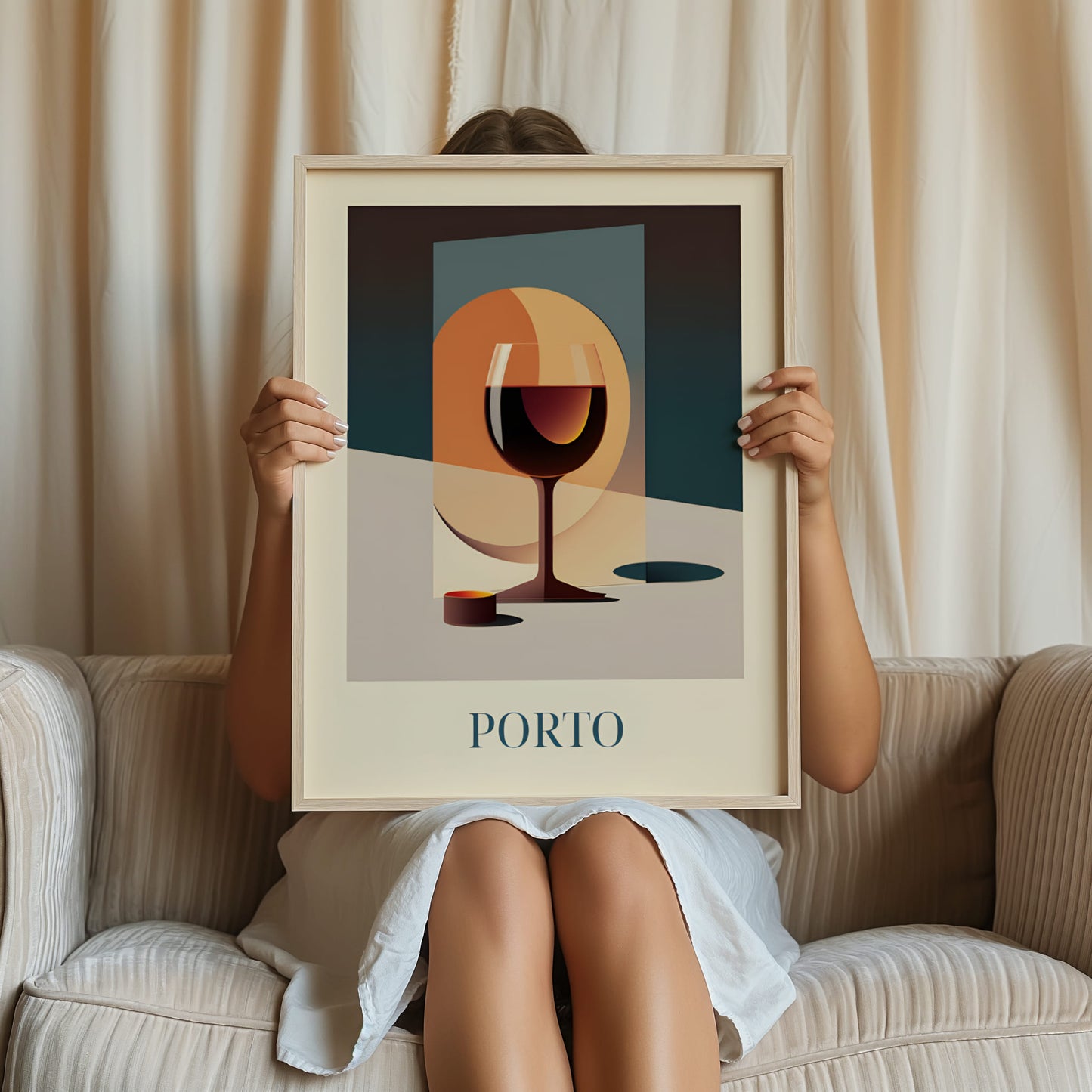 Poster - Port wine from Porto, Portugal