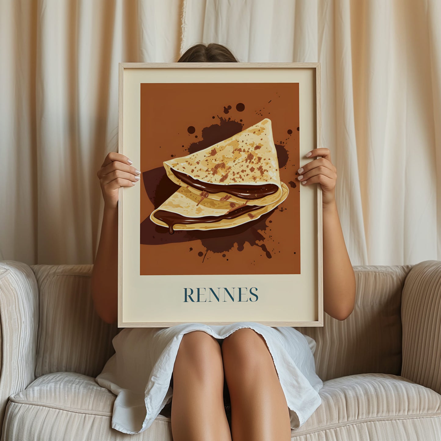 Poster - Crêpes from Rennes, France