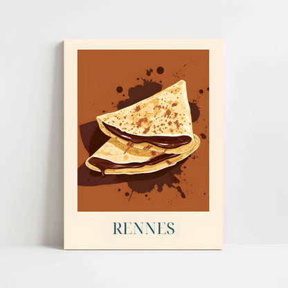 Poster - Crêpes from Rennes, France