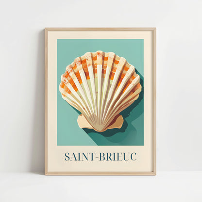 Poster - Coquilles Saint-Jacques from Saint-Brieuc, France