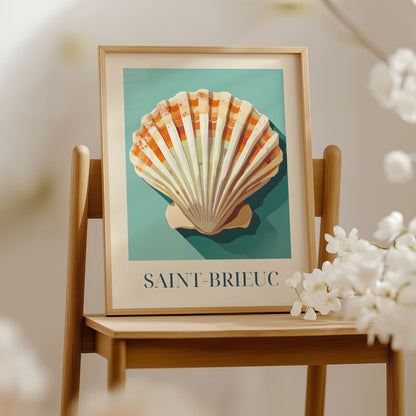 Poster - Coquilles Saint-Jacques from Saint-Brieuc, France