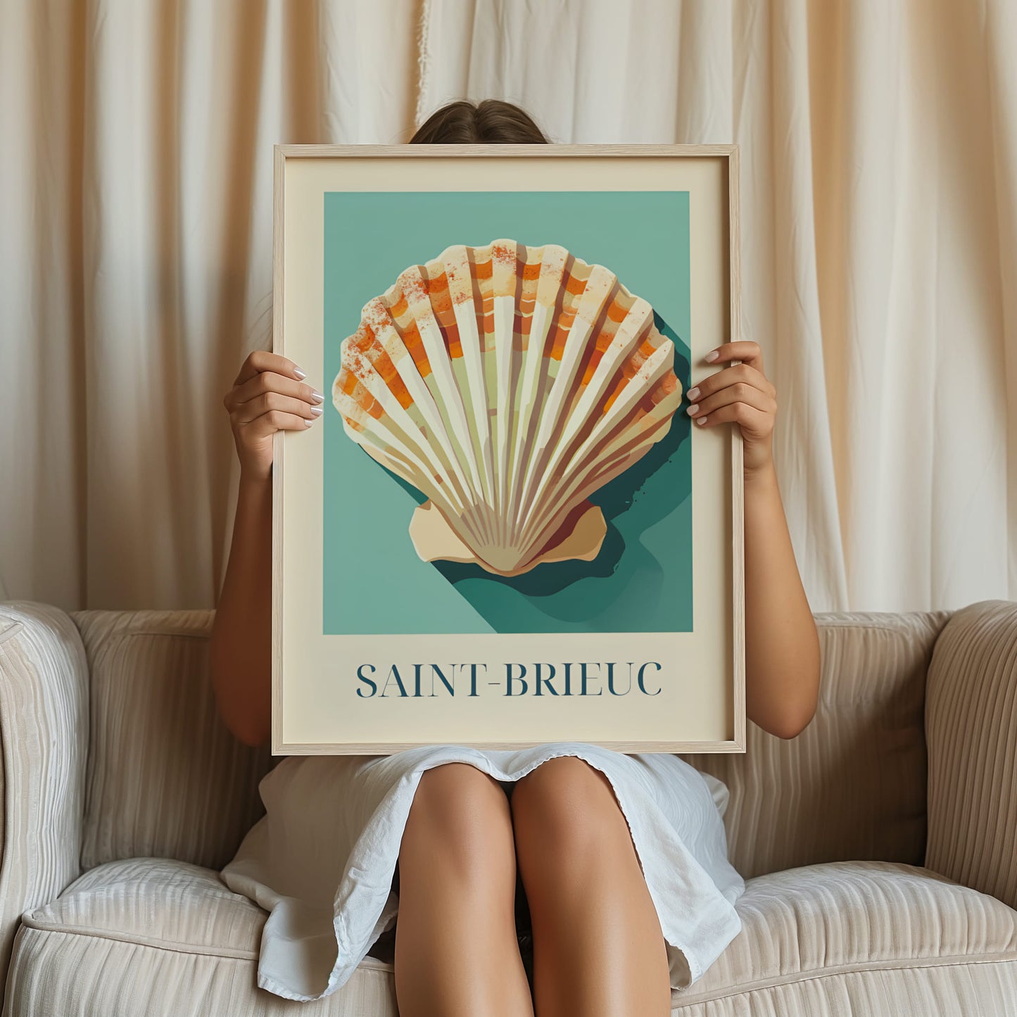 Poster - Coquilles Saint-Jacques from Saint-Brieuc, France