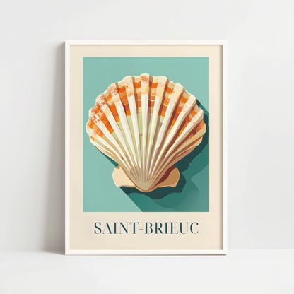 Poster - Coquilles Saint-Jacques from Saint-Brieuc, France