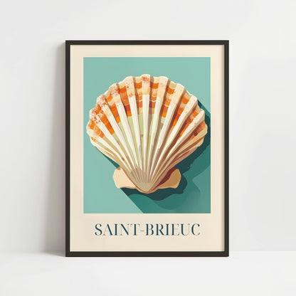 Poster - Coquilles Saint-Jacques from Saint-Brieuc, France