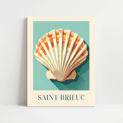 Poster - Coquilles Saint-Jacques from Saint-Brieuc, France