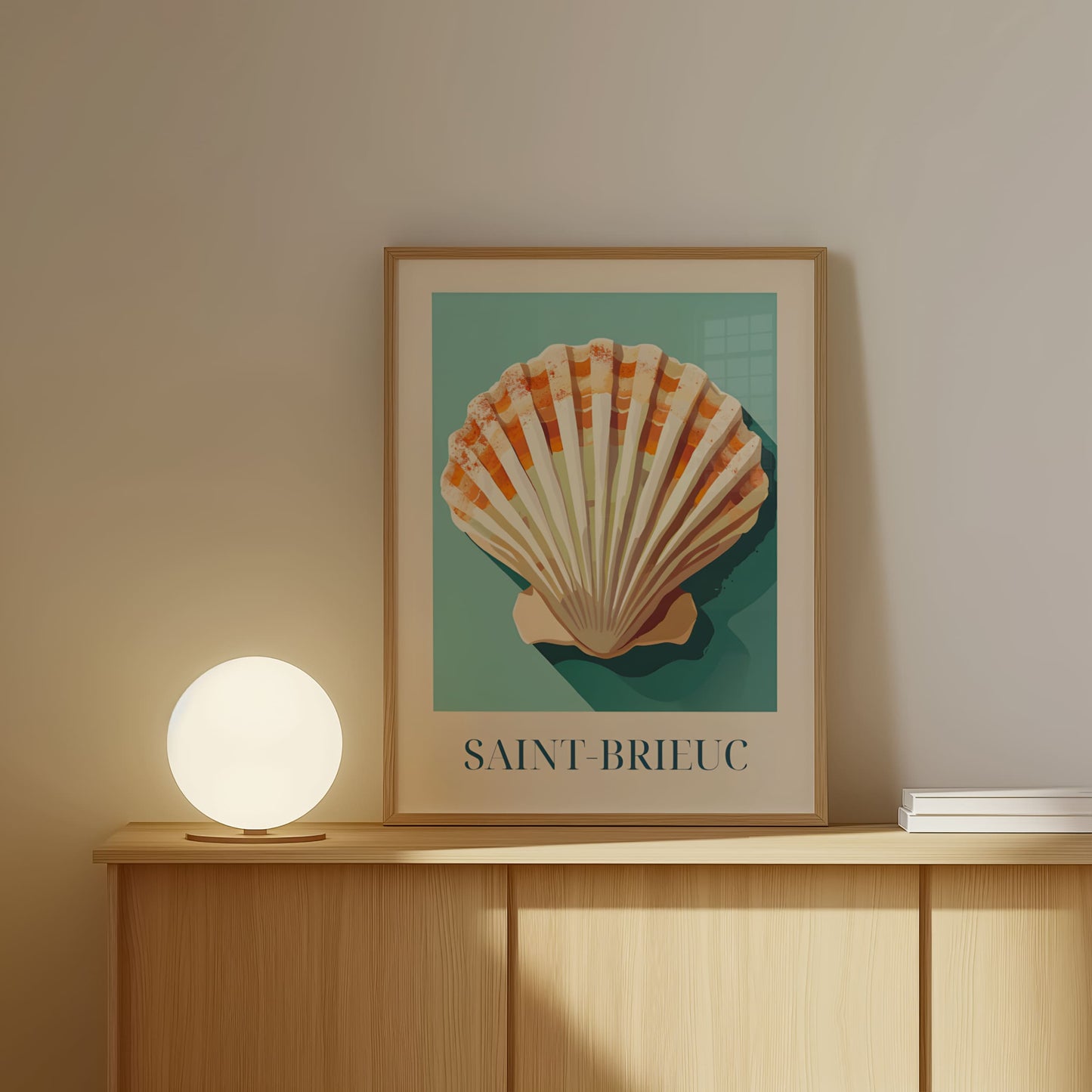 Poster - Coquilles Saint-Jacques from Saint-Brieuc, France