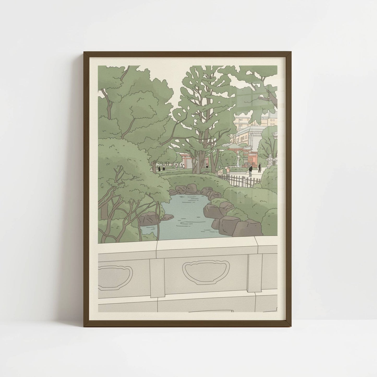 Gardens of Sensō-ji – Print