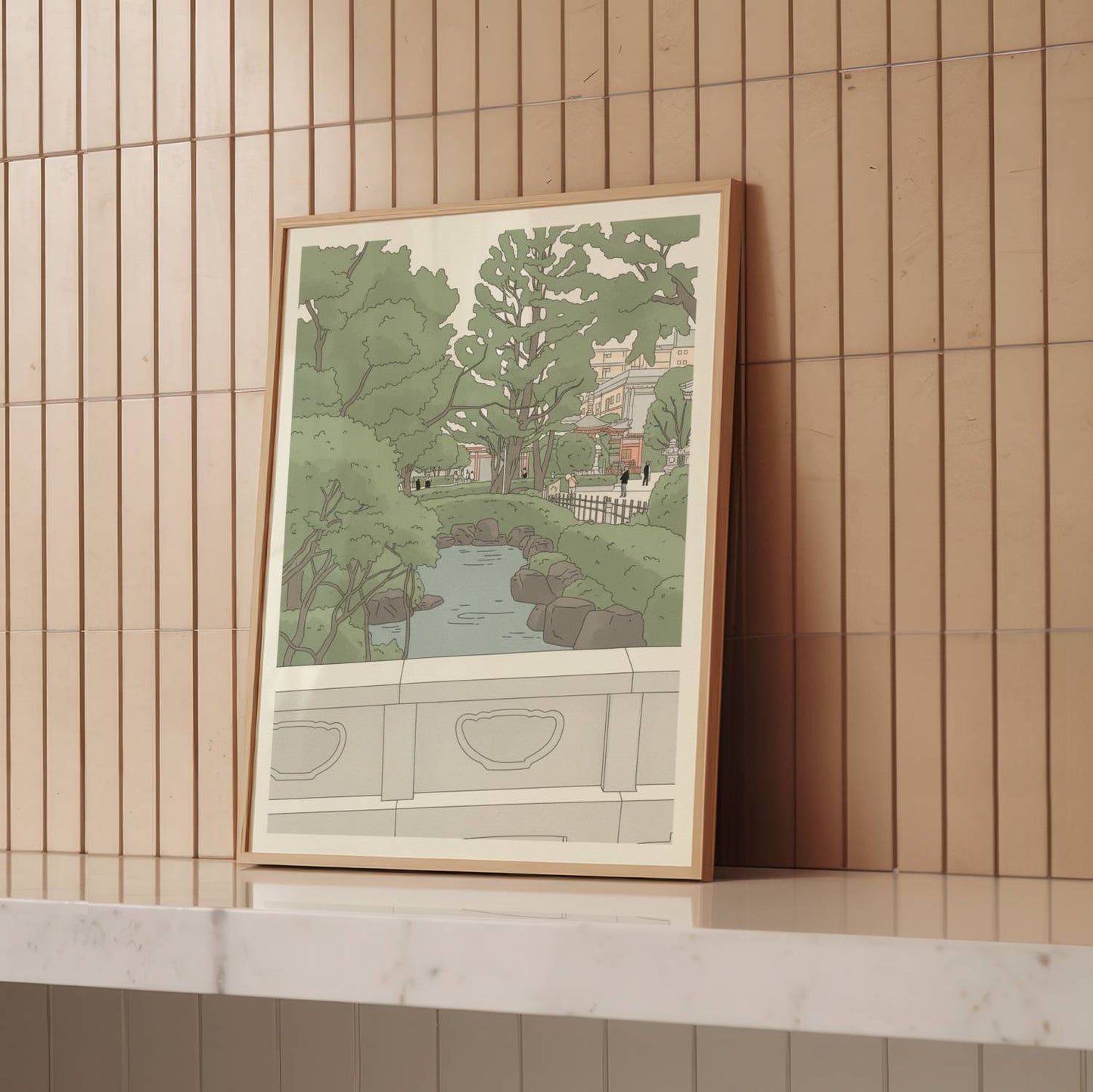 Gardens of Sensō-ji – Print