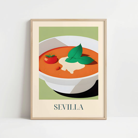 Poster - Gazpacho from Seville, Spain