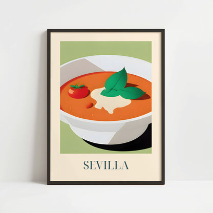 Poster - Gazpacho from Seville, Spain