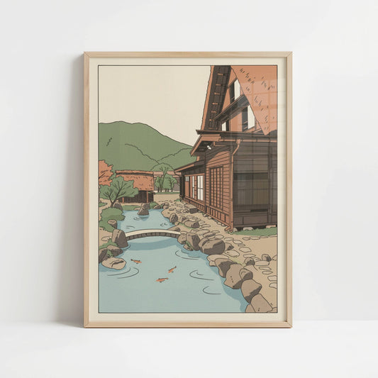 Village of Shirakawa-go – Print