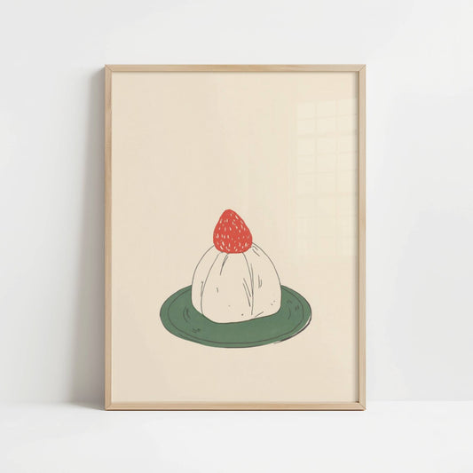 Strawberry Daifuku Moment – Print