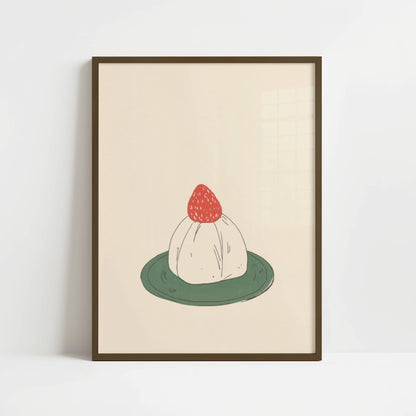 Strawberry Daifuku Moment – Print
