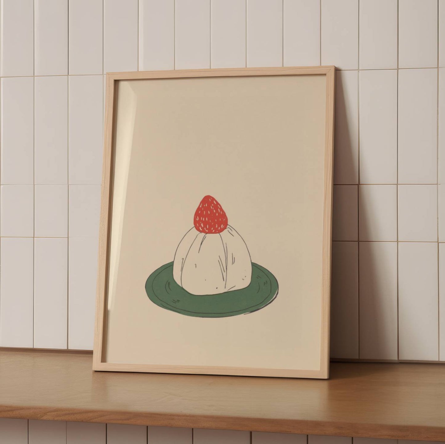 Strawberry Daifuku Moment – Print