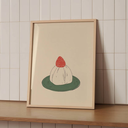Strawberry Daifuku Moment – Print