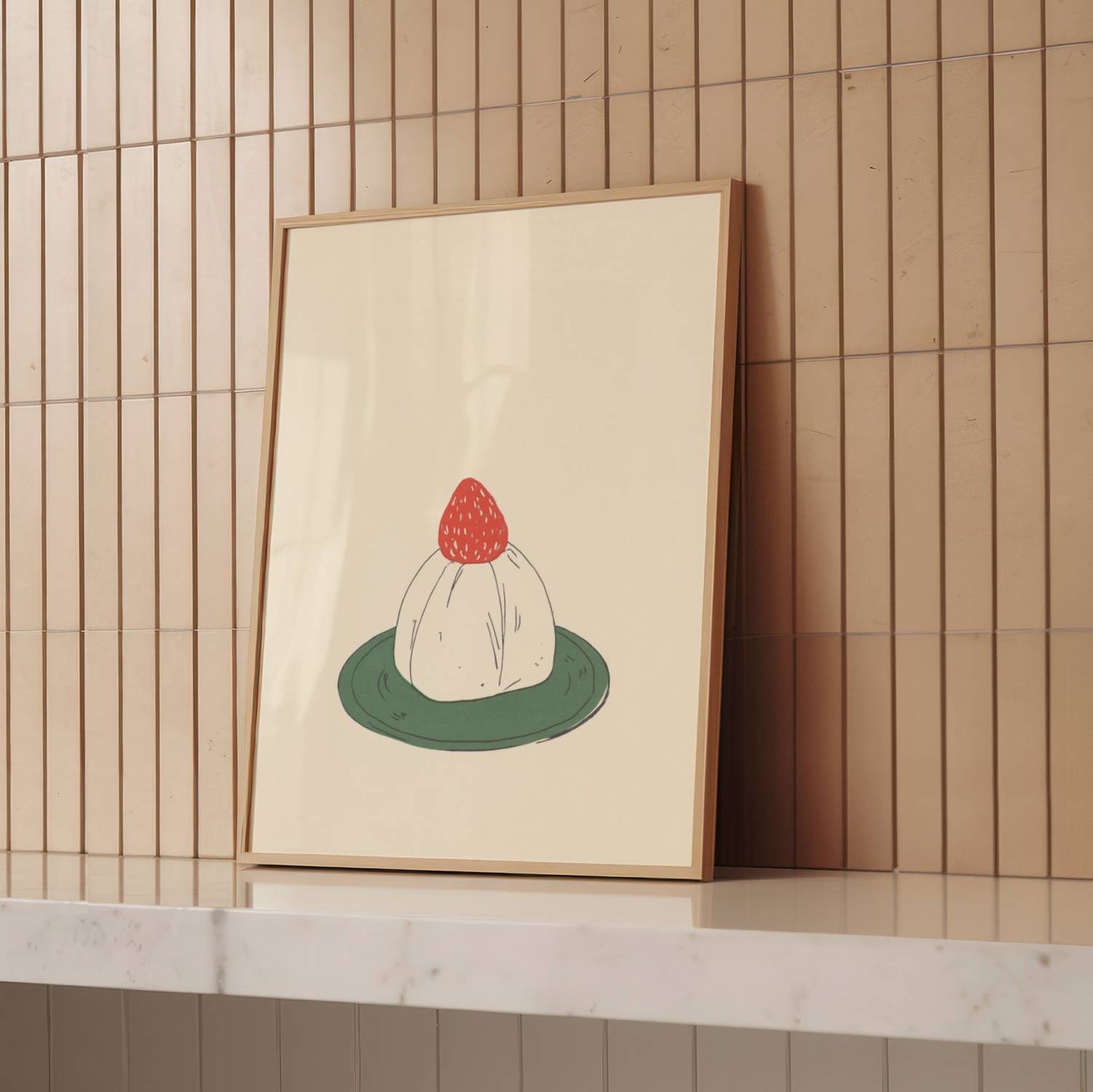 Strawberry Daifuku Moment – Print