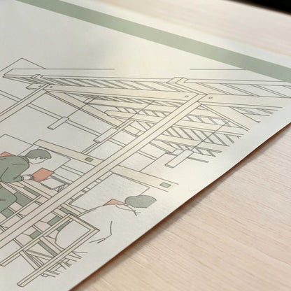 At the Sushi Counter – Print