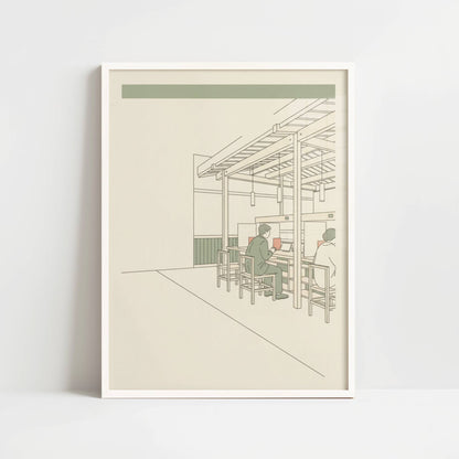 At the Sushi Counter – Print