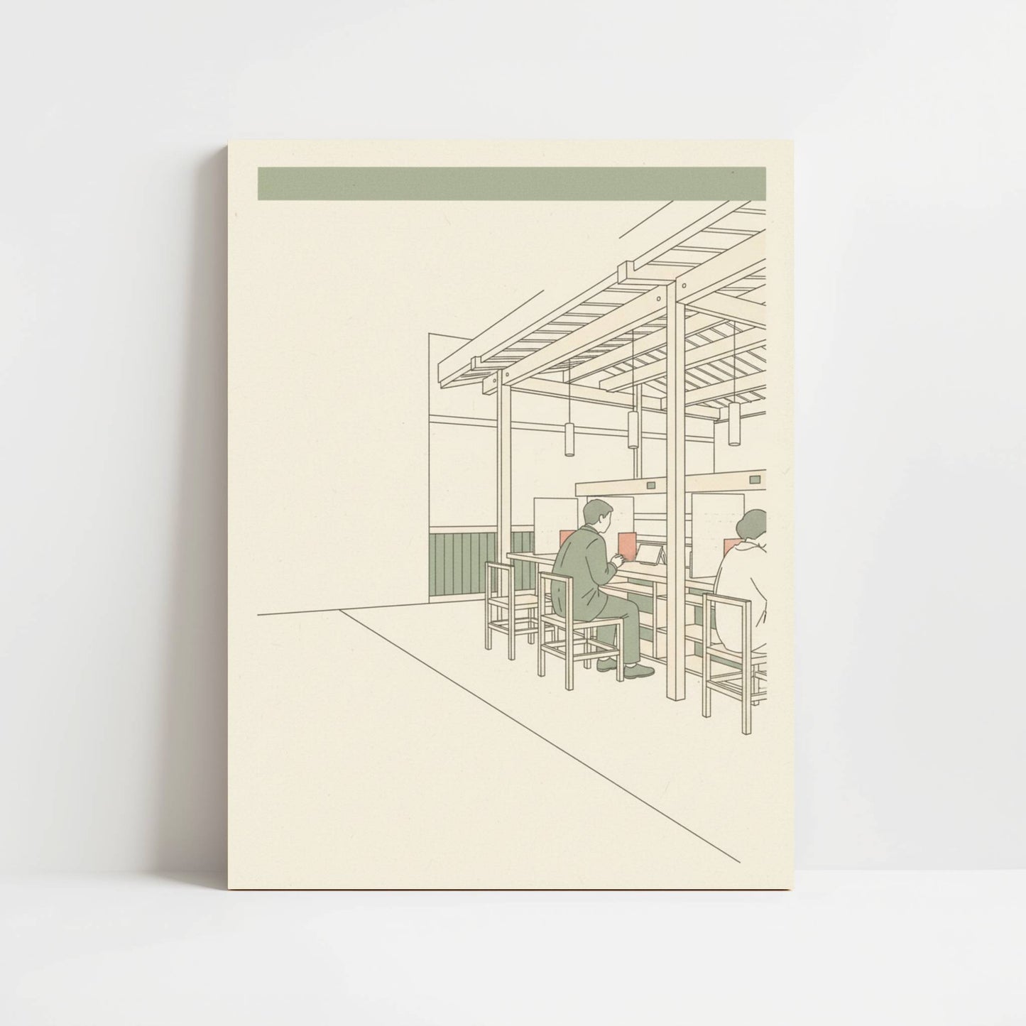 At the Sushi Counter – Print