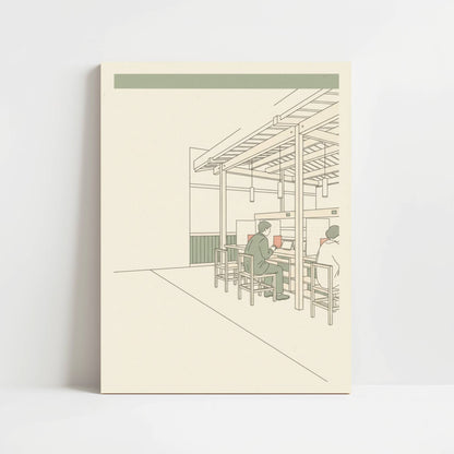 At the Sushi Counter – Print