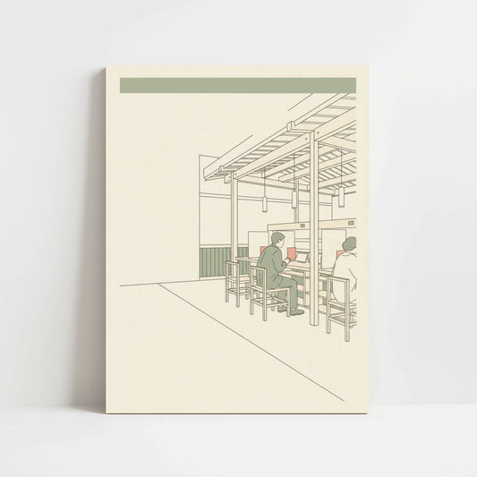 At the Sushi Counter – Print