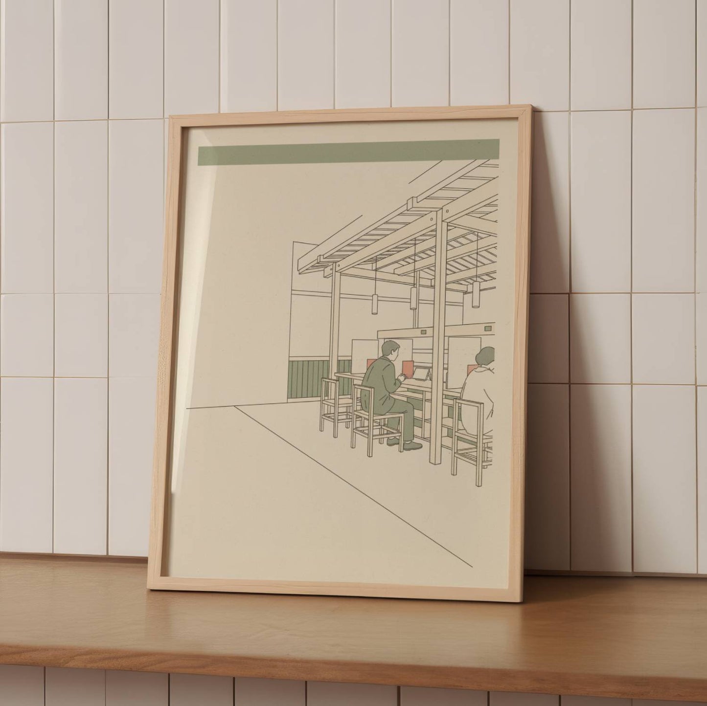 At the Sushi Counter – Print