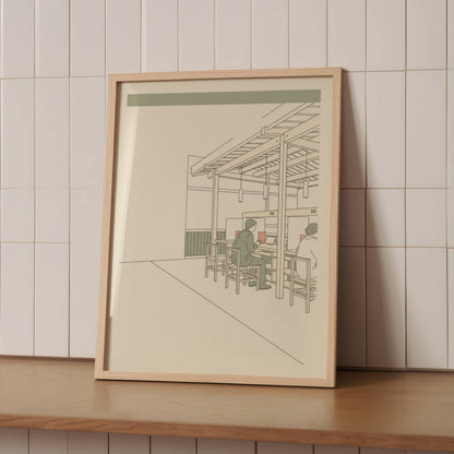 At the Sushi Counter – Print