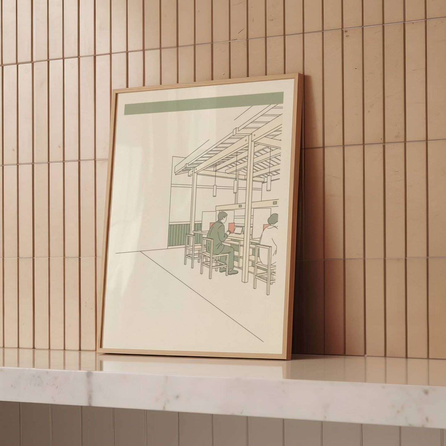 At the Sushi Counter – Print