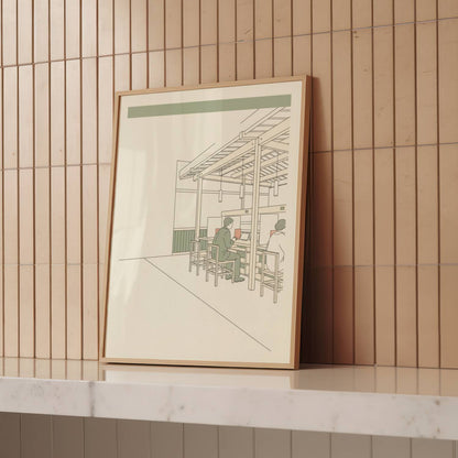 At the Sushi Counter – Print