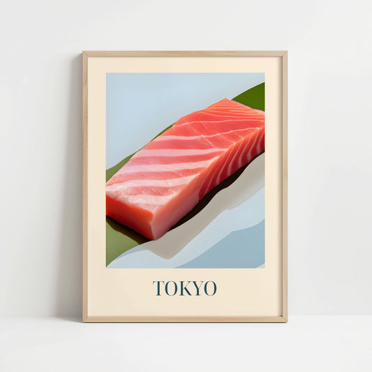 Poster - Otoro Tuna from Tokyo, Japan