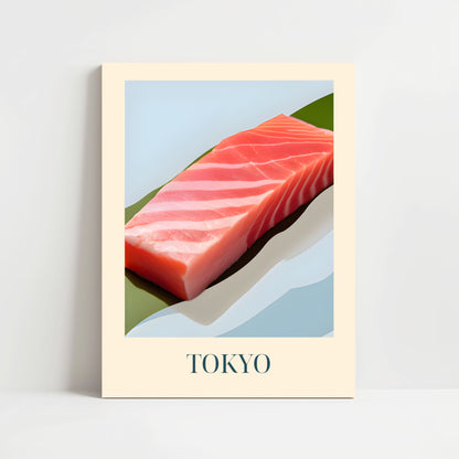 Poster - Otoro Tuna from Tokyo, Japan