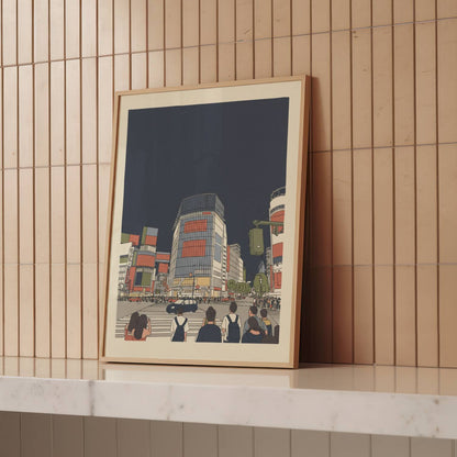Crossing at Shinjuku – Print